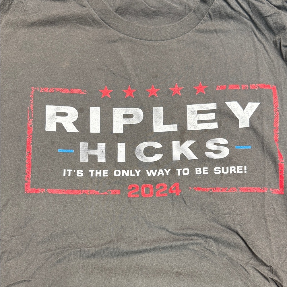 Ripley Hicks 2024 Campaign Tee—Gray Short Sleeve Tee